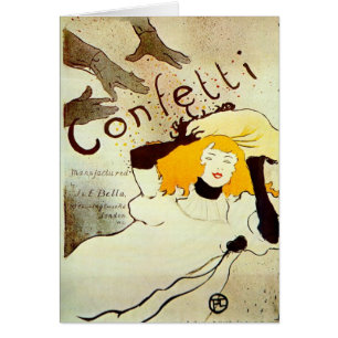 Confetti c. 1894 par Henri de Toulouse-Lautrec