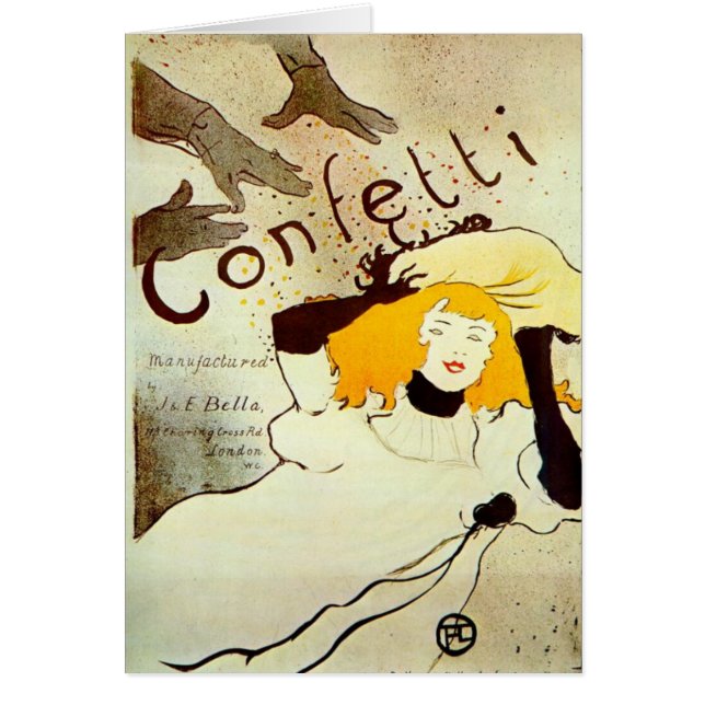 Confetti c. 1894 par Henri de Toulouse-Lautrec (Devant)