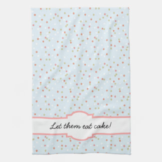 Confetti Cake • Blue Buttercream Frosting Kitchen Towel