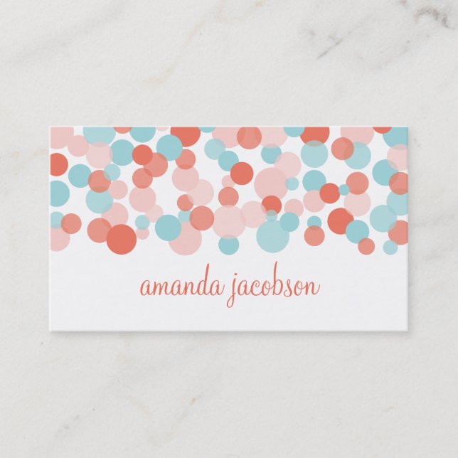Confetti Calling Card (Front)