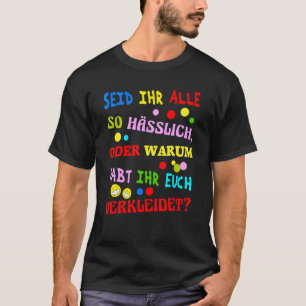 Confetti Carnival Fancy Dress Costume Fun Sayings T-Shirt