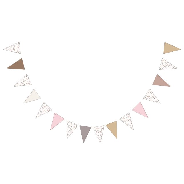Confetti Chic (Surprise-Solids) Bunting Flags (All)