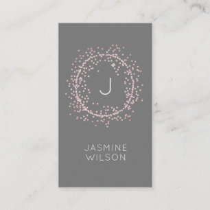 Confetti Classic Minimalistic Business Card