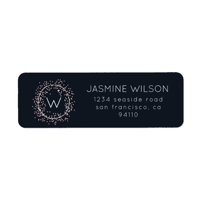 Confetti Classic ⎢Return Address Label (Front)