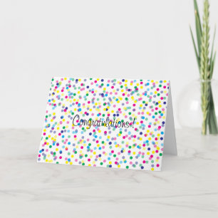 Confetti Congrats Remission Card