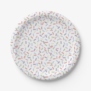 Confetti Conteporary (Sprinkles) Paper Plate