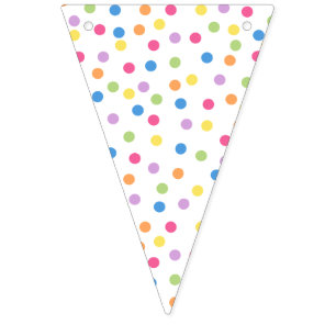 Confetti Dazzle (Dots) Bunting Flags