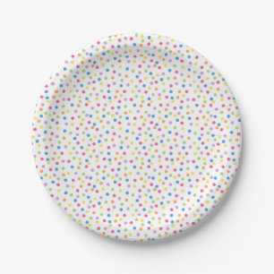 Confetti Dazzle (Dots) Paper Plate