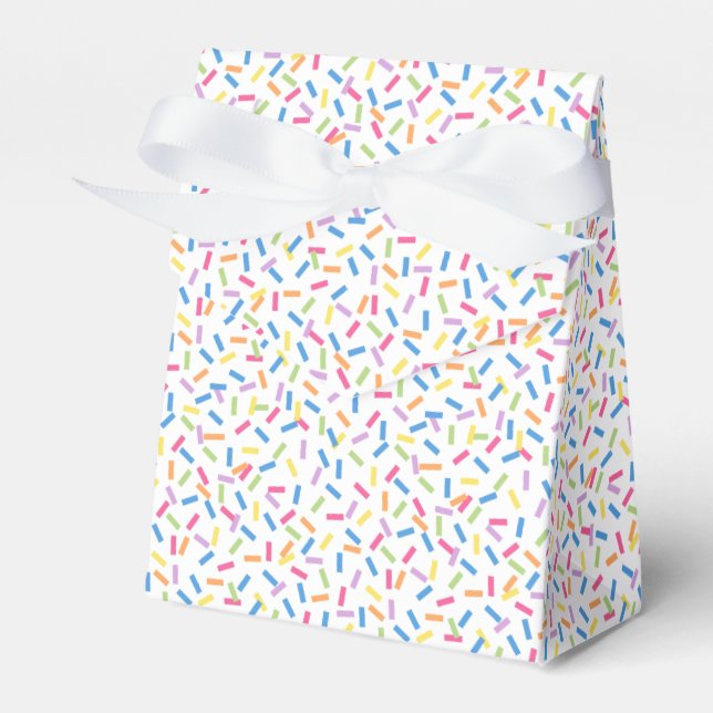 Confetti Dazzle (Sprinkles) Favor Box (Front Side)