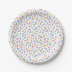 Confetti Dazzle (Sprinkles) Paper Plate