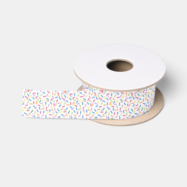 Confetti Dazzle (Sprinkles) Satin Ribbon (Spool)