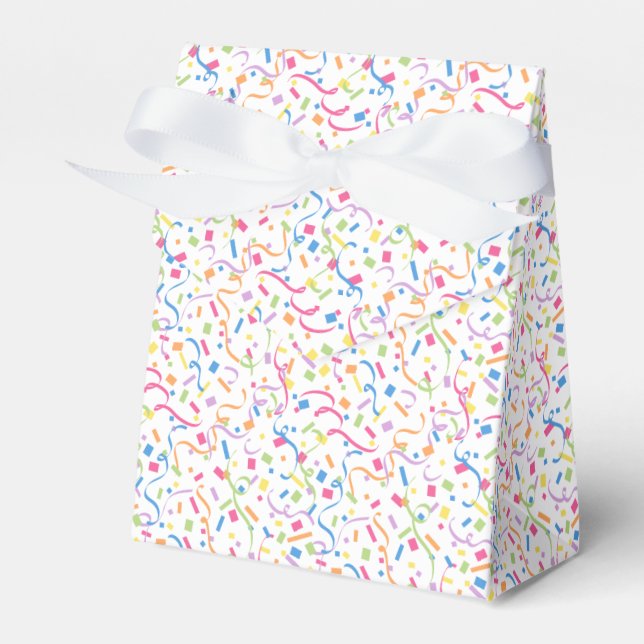 Confetti Dazzle (Surprise) Favor Box (Front Side)