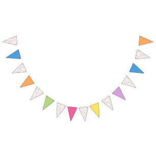 Confetti Dazzle (Surprise-Solids) Bunting Flags