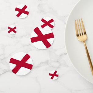 Confetti de table avec le drapeau de l'Alabama, Ét