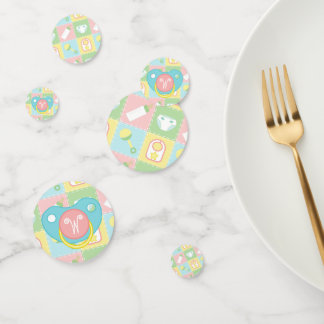 Confetti de table de courtepointe pour bébé