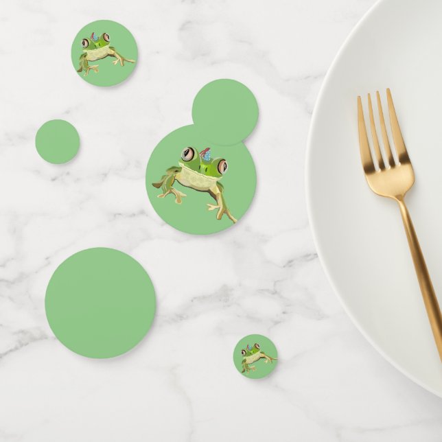 Confetti de table de grenouille (Groupe)