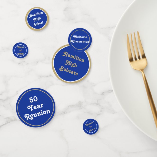 Confetti de table de réunion de classe personnalis (Groupe)