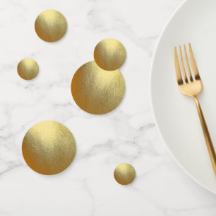 Confetti de table d'or
