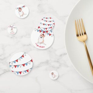Confetti de table royale de corgi