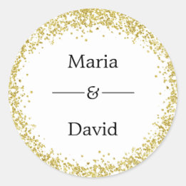 Confetti d'or, Stickers de Mariage.