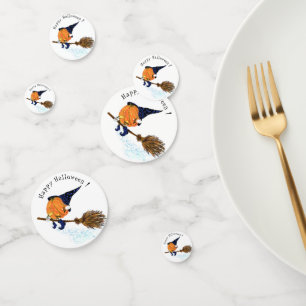 Confetti drôle avec le Citrouille de sorcière Hall