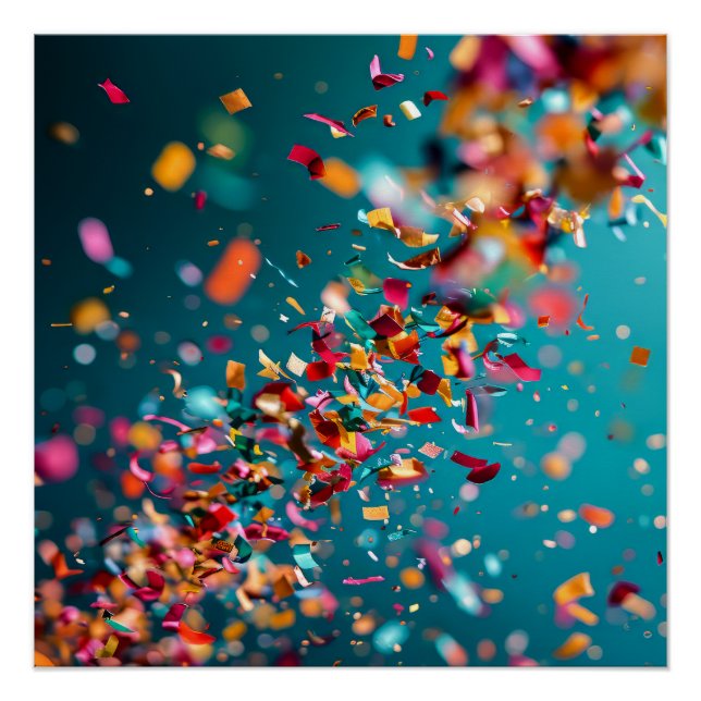 Confetti Explosion Poster (Front)