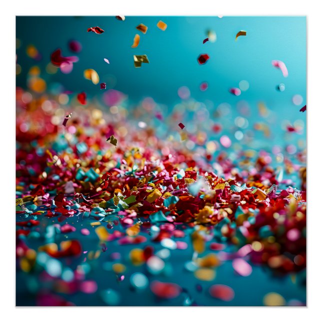 Confetti Explosion Poster (Front)