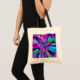 Confetti Flower Purple Tote Bag