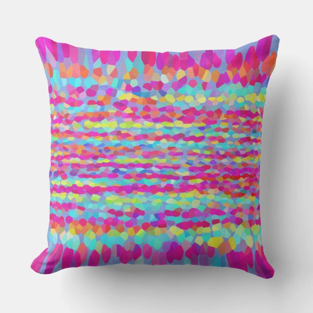 Confetti Fringe Outdoor Pillow (Front)
