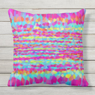 Confetti Fringe Outdoor Pillow