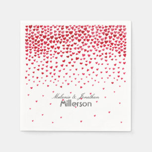 Confetti Hearts Napkin