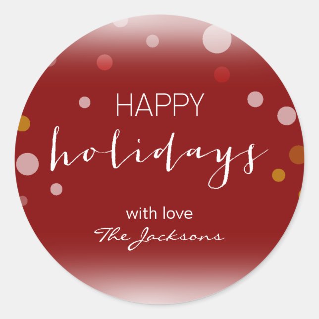 Confetti - holiday stickers (Front)