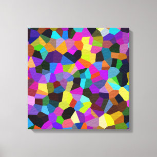 Confetti in Jewel Tones Canvas Print