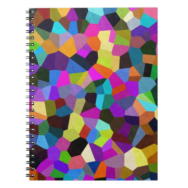 Confetti in Jewel Tones Notebook (Front)