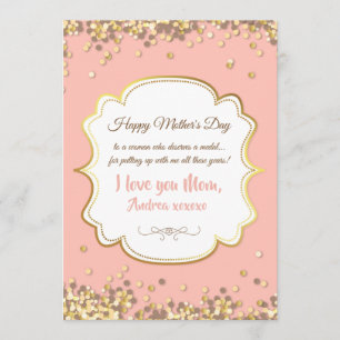 Confetti Mother's Day Greeting Card