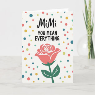 Confetti Mothers Day Love Card