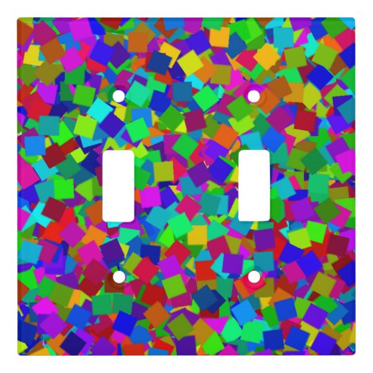Confetti - Multicolored Light Switch Cover
