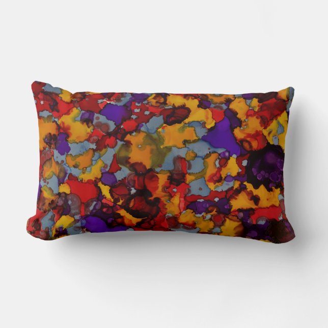 Confetti Nightmare Lumbar Pillow (Front)