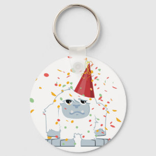 Confetti Party Yeti Keychain