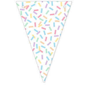 Confetti Pastels (Sprinkles) Bunting Flags