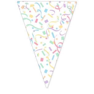 Confetti Pastels (Surprise) Bunting Flags