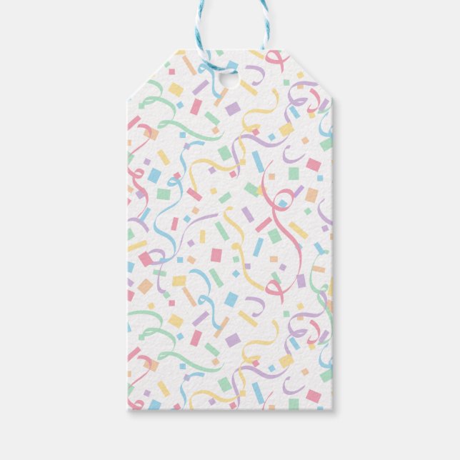 Confetti Pastels (Surprise) Gift Tags (Front)