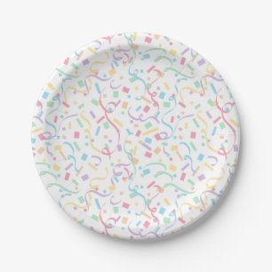 Confetti Pastels (Surprise) Paper Plate