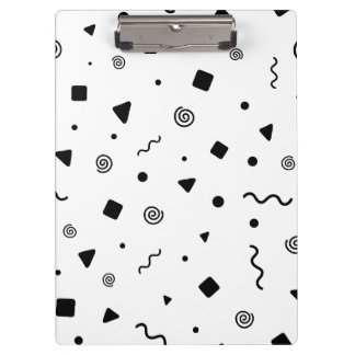 Confetti Patterned Clipboard