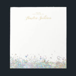 Confetti Personalized Notepad Stationery<br><div class="desc">More pretty Notepads in the Little Bayleigh Store!</div>
