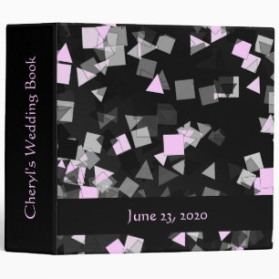 Confetti Pink Custom Binder