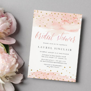 Confetti Pop Invitation de douche nuptiale