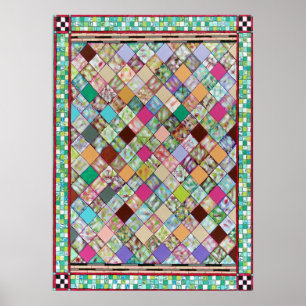 "Confetti Quilt" Poster