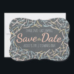 Confetti Save The Date Card<br><div class="desc">A modern and casual-fun save the date card.</div>