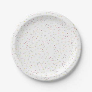 Confetti Sprinkle Disposable Party Paper Plate